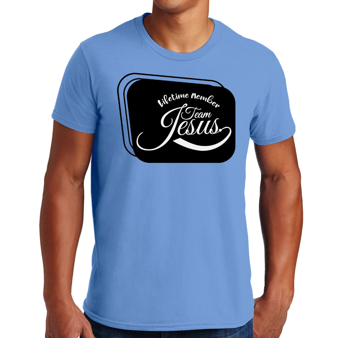 Mens Graphic T-shirt Lifetime Member Team Jesus - Mens | T-Shirts