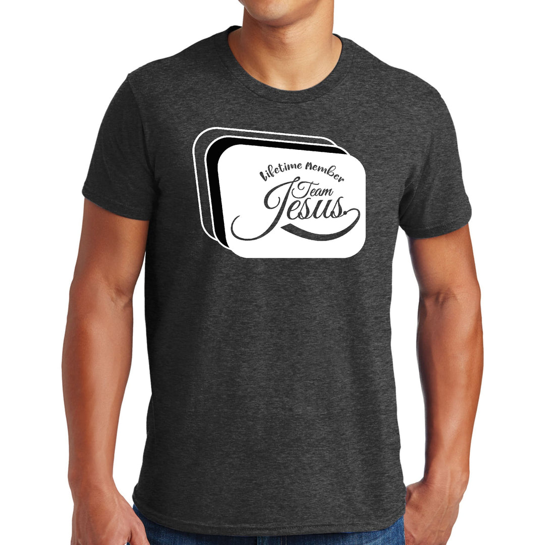 Mens Graphic T-shirt Lifetime Member Team Jesus - Mens | T-Shirts