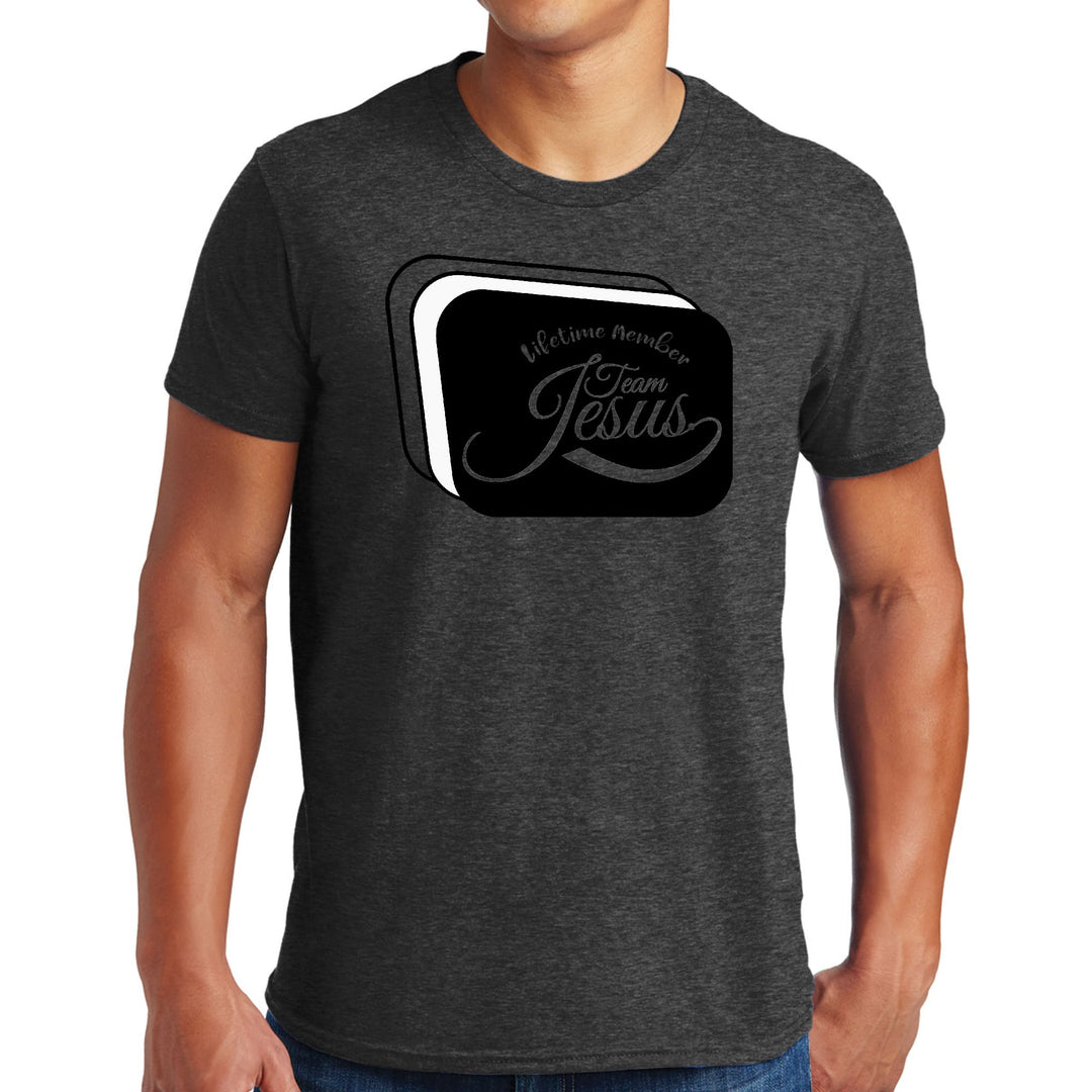 Mens Graphic T-shirt Lifetime Member Team Jesus - Mens | T-Shirts