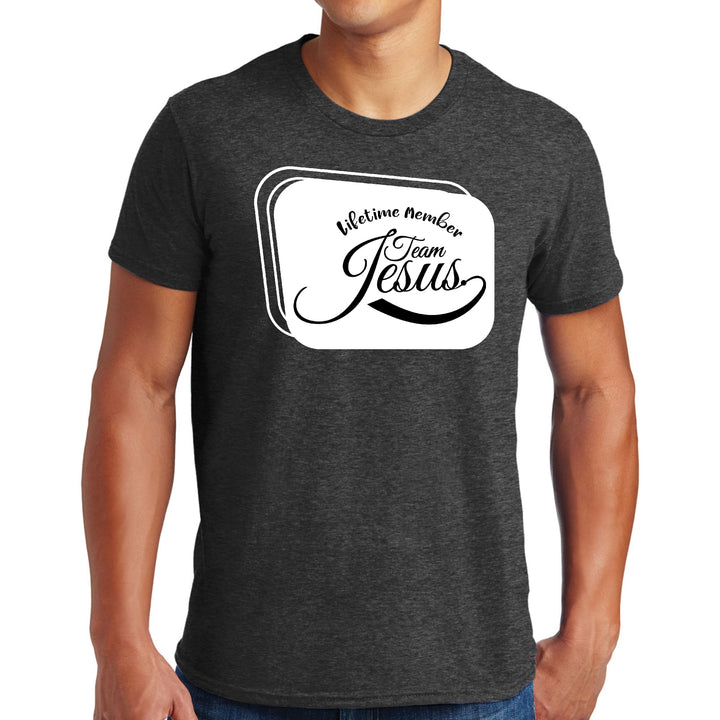 Mens Graphic T-shirt Lifetime Member Team Jesus - Mens | T-Shirts