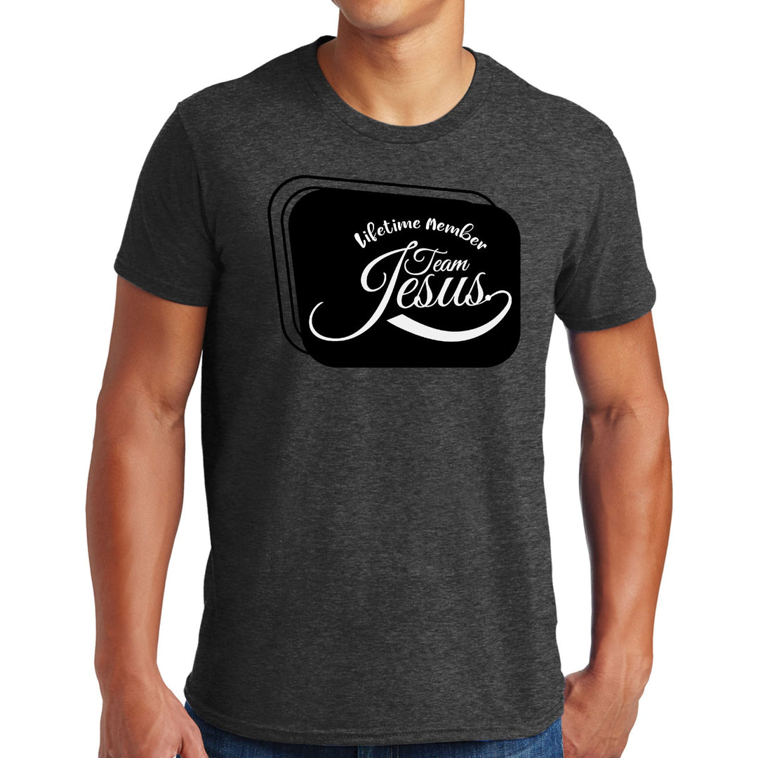 Mens Graphic T-shirt Lifetime Member Team Jesus - Mens | T-Shirts