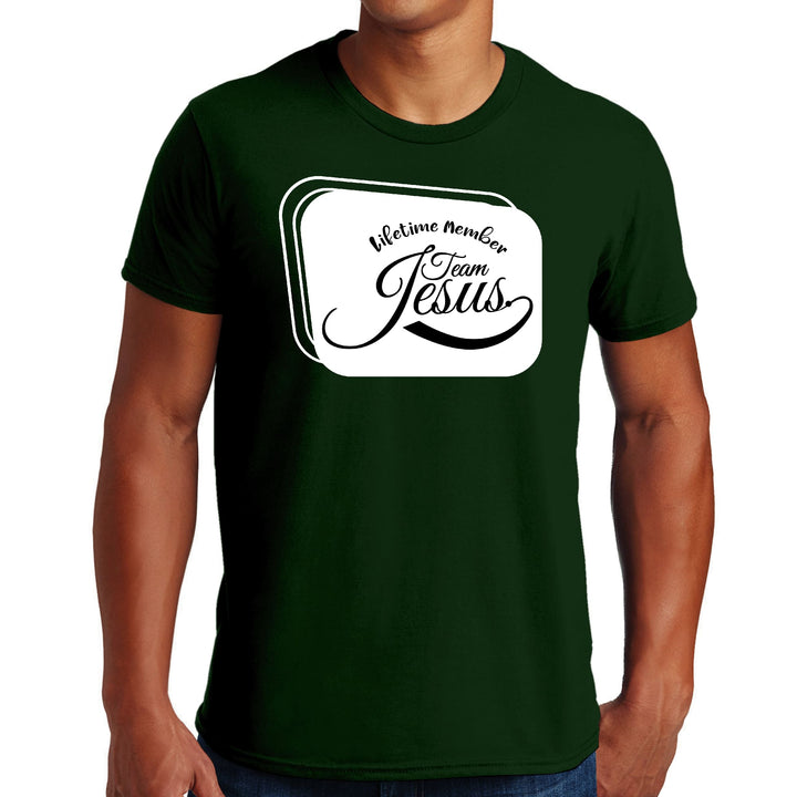 Mens Graphic T-shirt Lifetime Member Team Jesus - Mens | T-Shirts