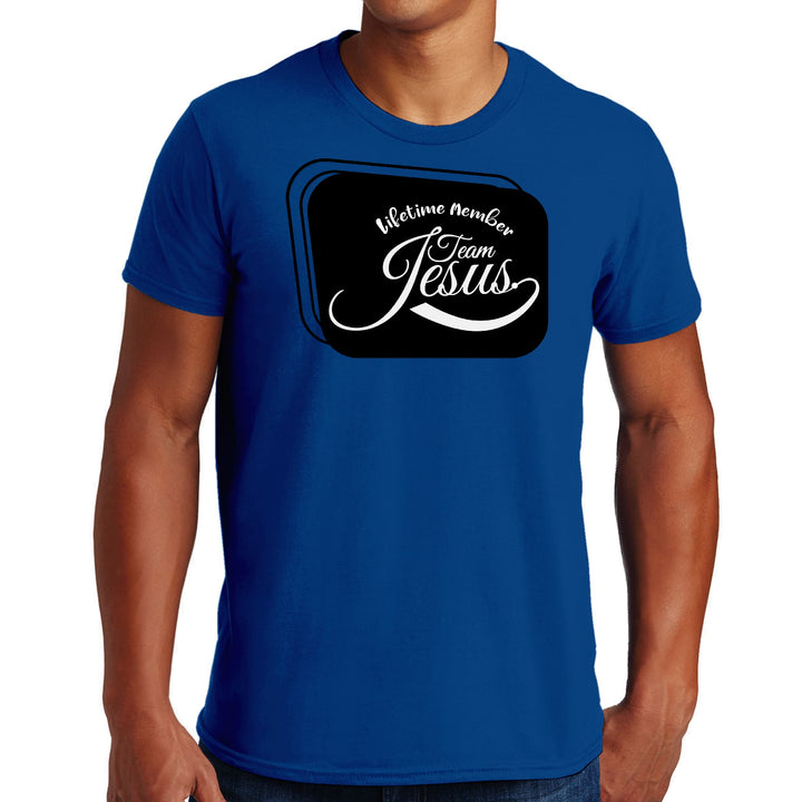 Mens Graphic T-shirt Lifetime Member Team Jesus - Mens | T-Shirts