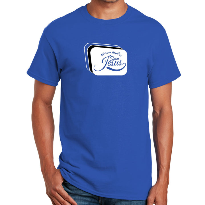 Mens Graphic T-shirt Lifetime Member Team Jesus - Mens | T-Shirts