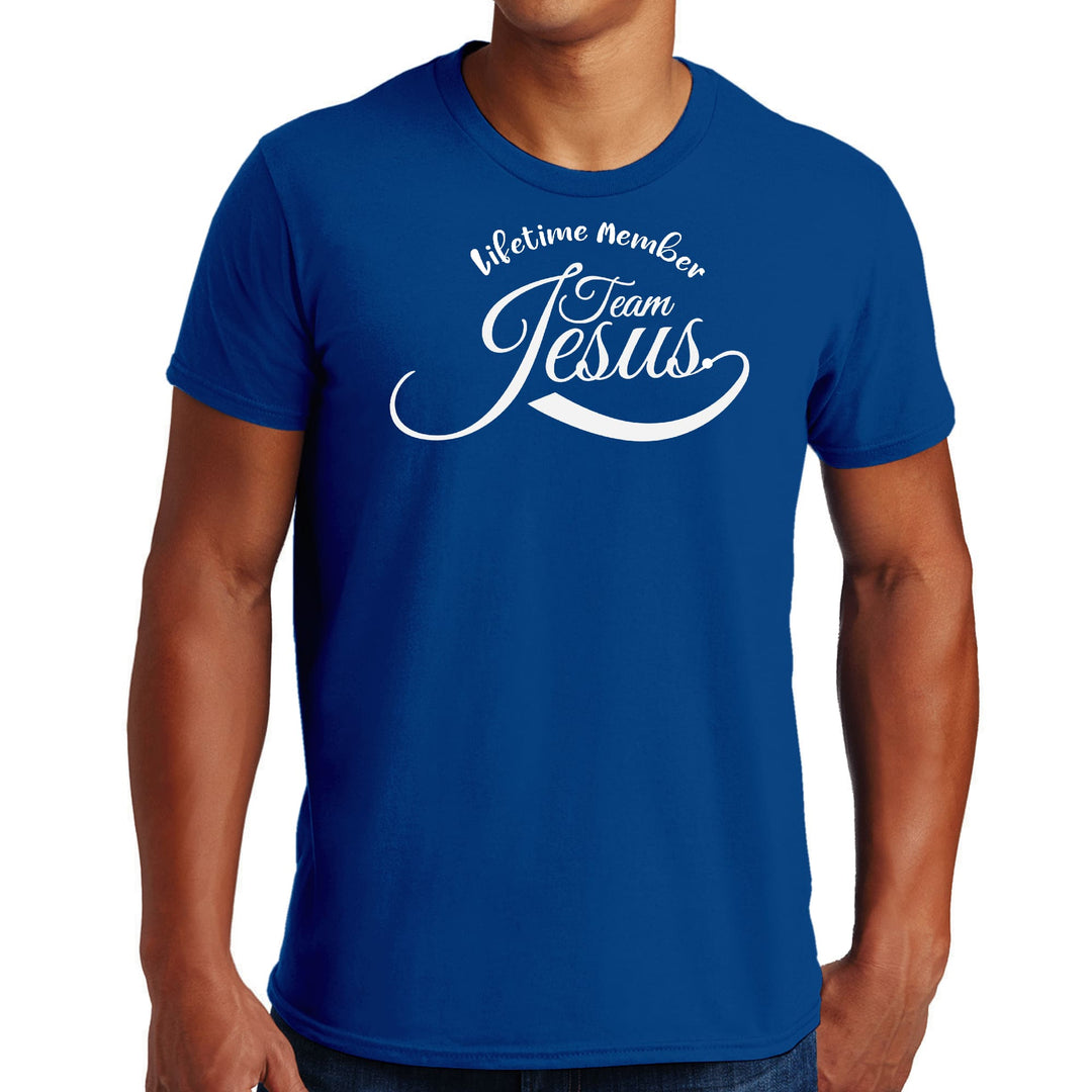 Mens Graphic T-shirt Lifetime Member Team Jesus - Mens | T-Shirts