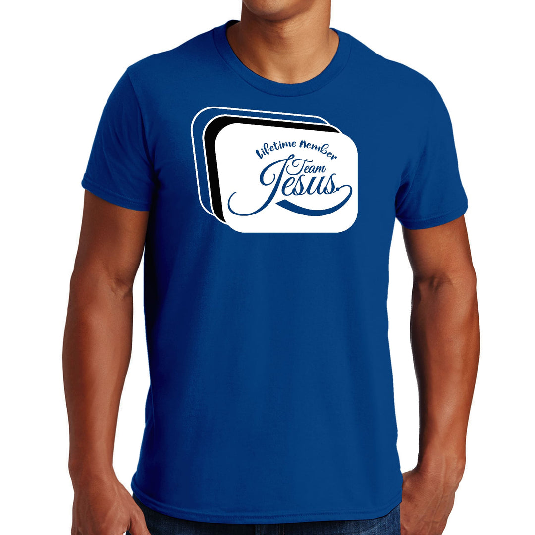 Mens Graphic T-shirt Lifetime Member Team Jesus - Mens | T-Shirts