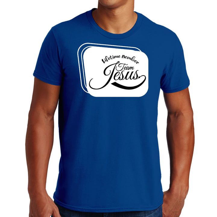 Mens Graphic T-shirt Lifetime Member Team Jesus - Mens | T-Shirts