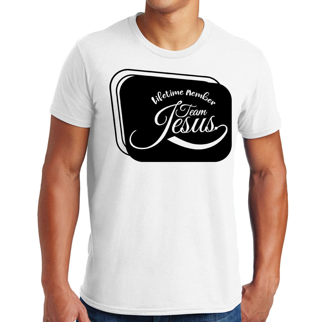 Mens Graphic T-shirt Lifetime Member Team Jesus - Mens | T-Shirts