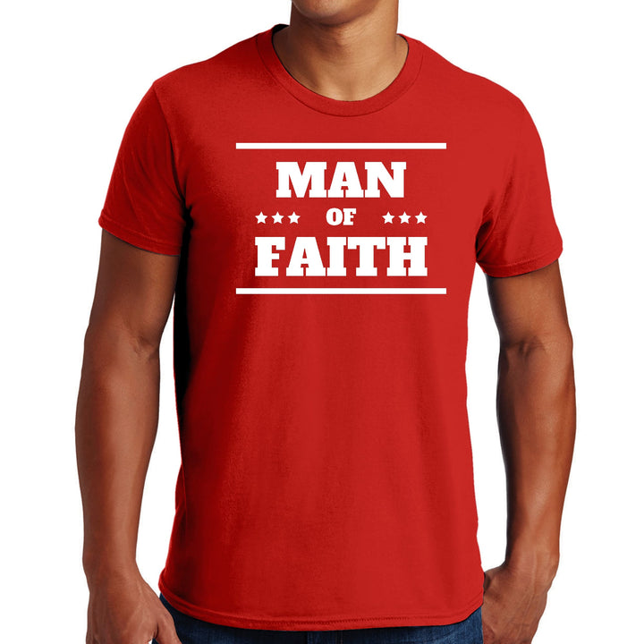 Mens Graphic T-shirt Man of Faith - Mens | T-Shirts