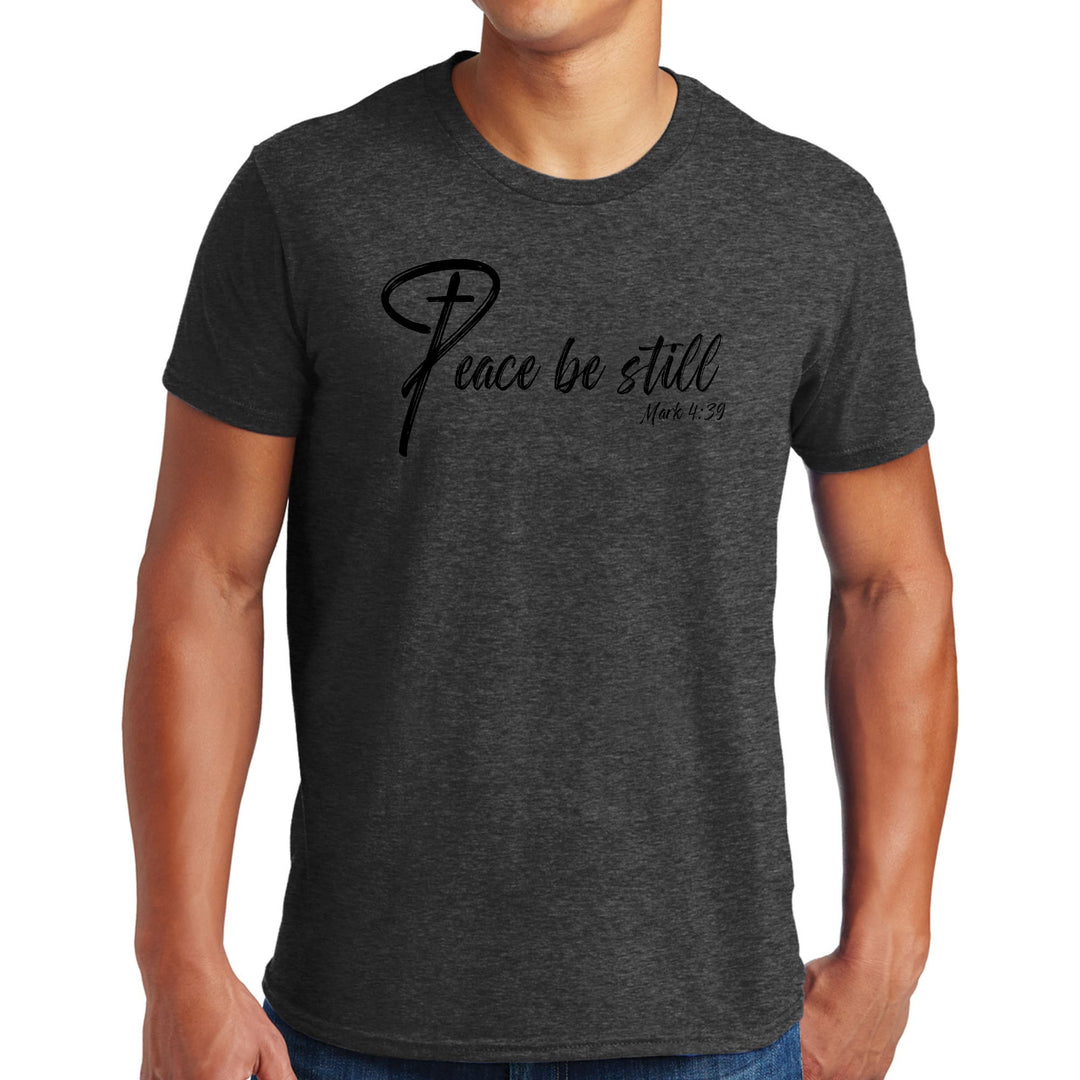 Mens Graphic T-shirt Peace be Still - Mens | T-Shirts