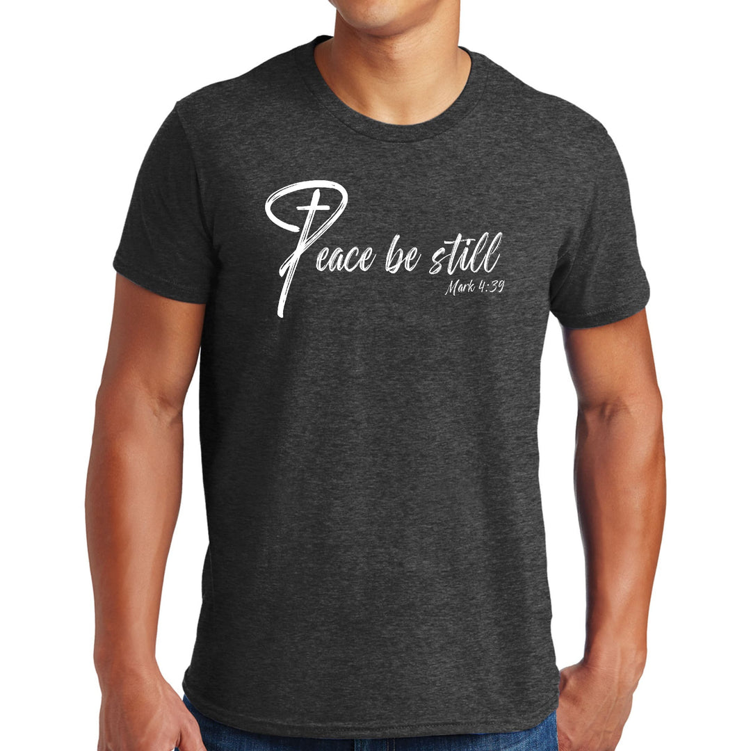 Mens Graphic T-shirt Peace be Still - Mens | T-Shirts