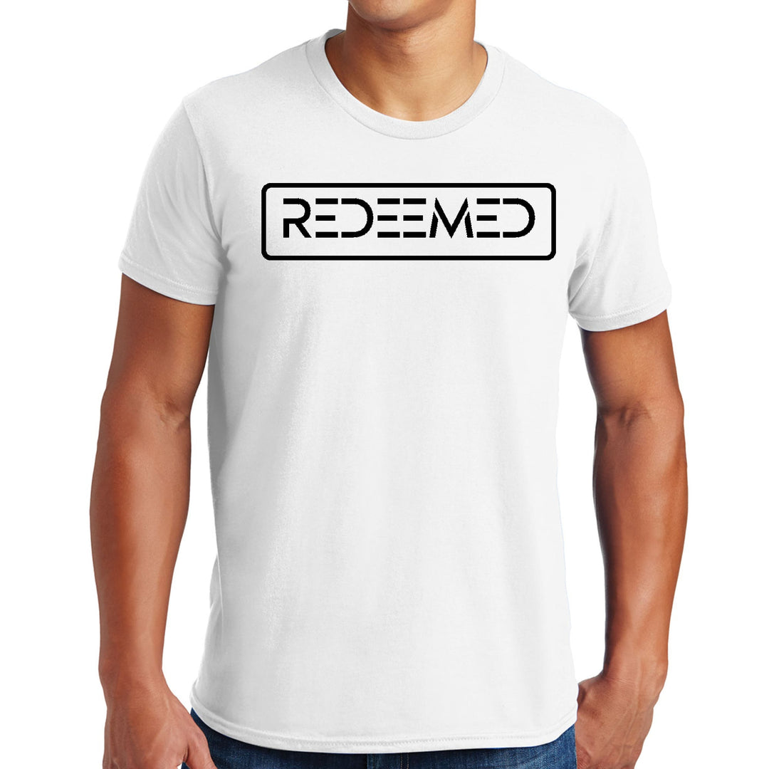 Mens Graphic T-shirt Redeemed Black Illustration - Mens | T-Shirts