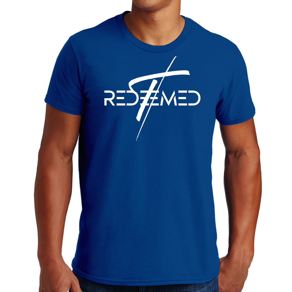 Mens Graphic T-shirt Redeemed Cross - Mens | T-Shirts