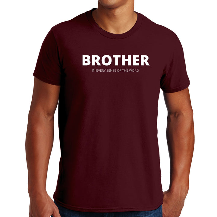 Mens Graphic T-shirt Say it Soul Brother (in Every Sense of the Word - Mens