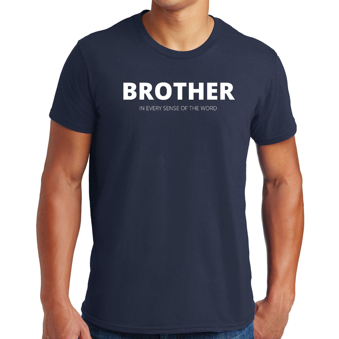 Mens Graphic T-shirt Say it Soul Brother (in Every Sense of the Word - Mens