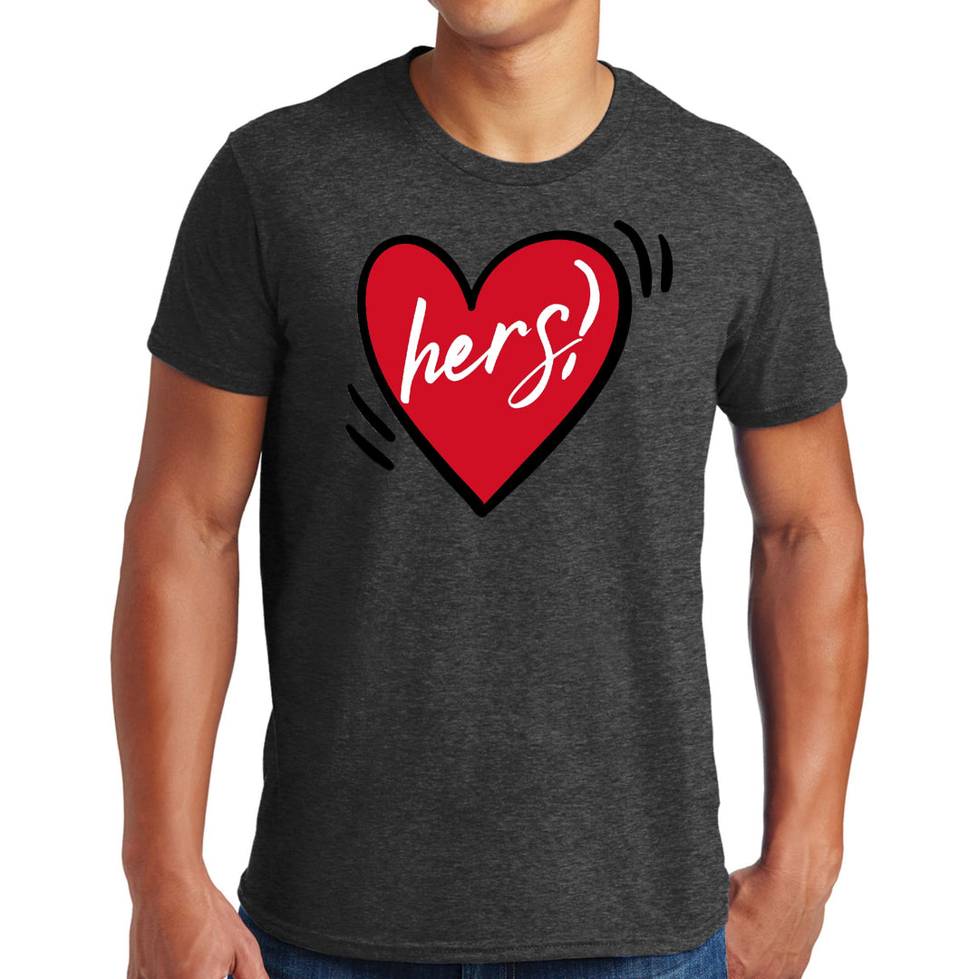 Mens Graphic T-shirt Say it Soul Her Heart Couples - Mens | T-Shirts