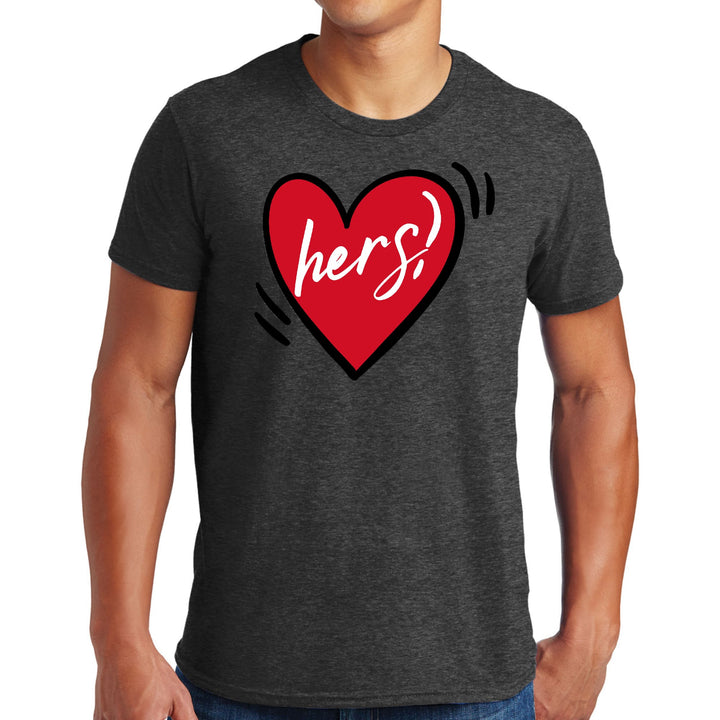 Mens Graphic T-shirt Say it Soul Her Heart Couples - Mens | T-Shirts