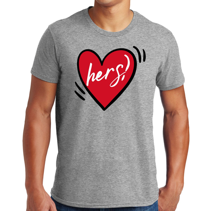 Mens Graphic T-shirt Say it Soul Her Heart Couples - Mens | T-Shirts