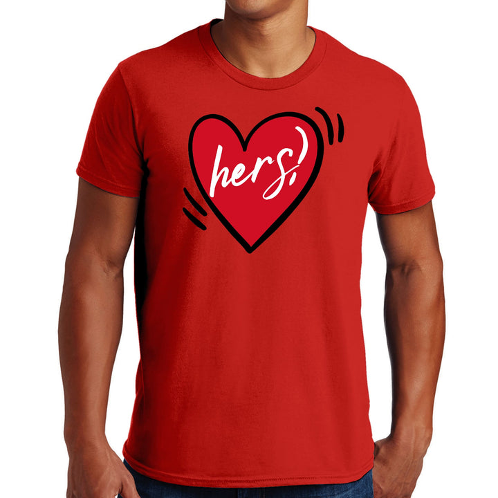 Mens Graphic T-shirt Say it Soul Her Heart Couples - Mens | T-Shirts