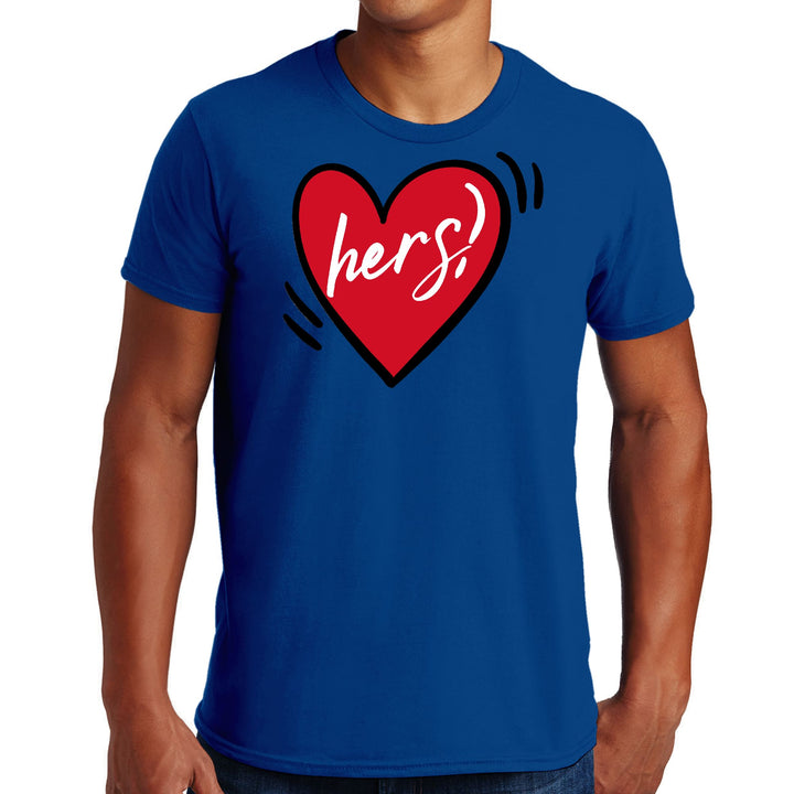 Mens Graphic T-shirt Say it Soul Her Heart Couples - Mens | T-Shirts