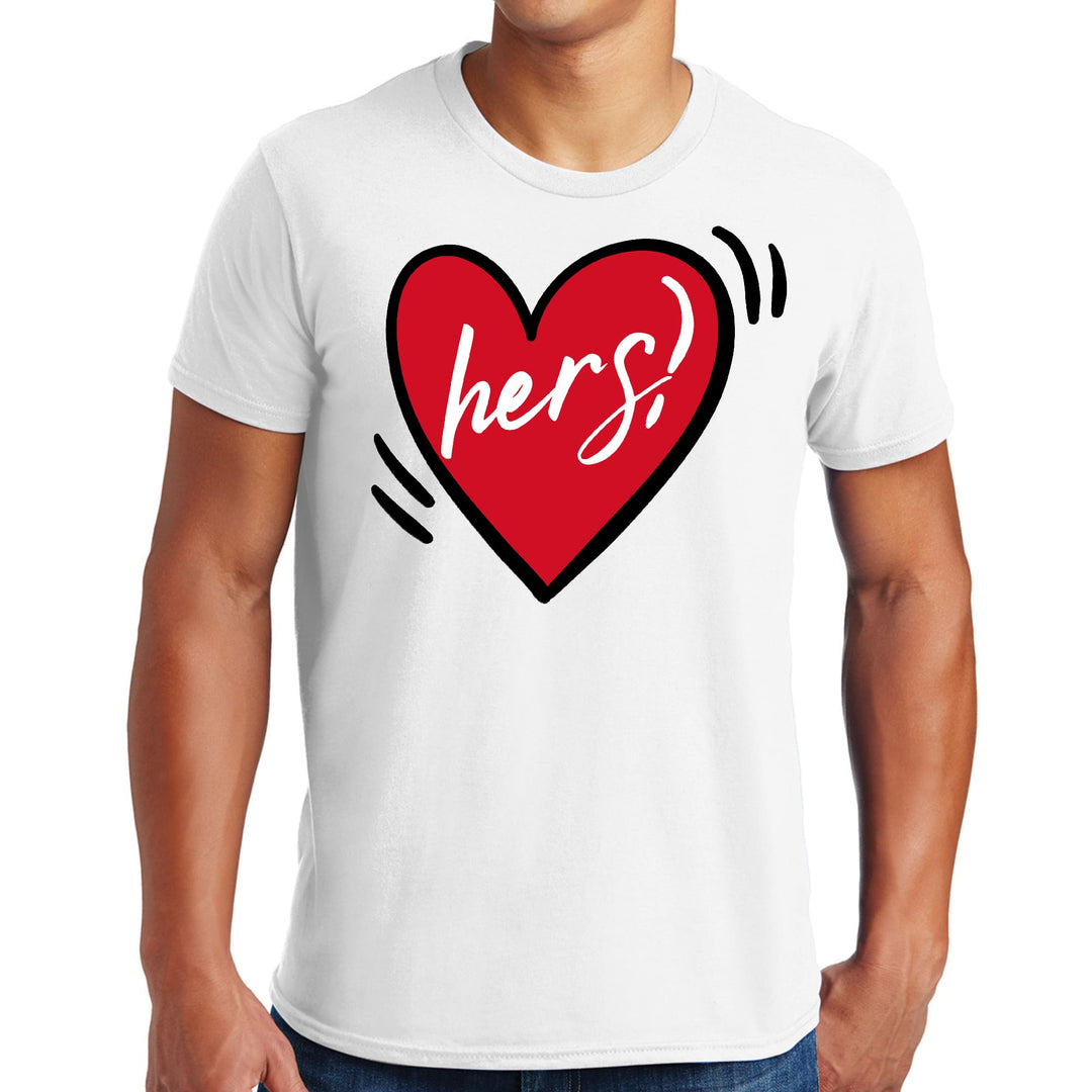 Mens Graphic T-shirt Say it Soul Her Heart Couples - Mens | T-Shirts