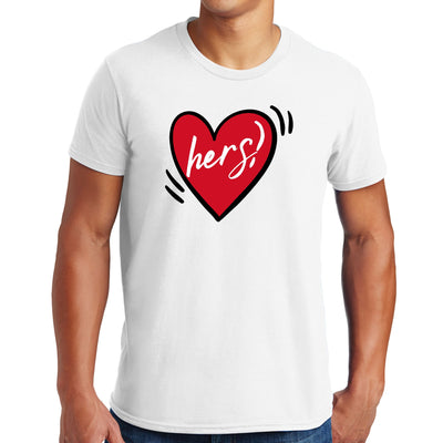 Mens Graphic T-shirt Say It Soul Her Heart Couples - Mens | T-Shirts
