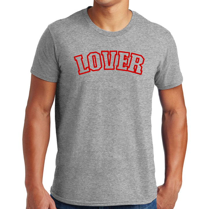 Mens Graphic T-shirt Say it Soul Lover Red - Mens | T-Shirts