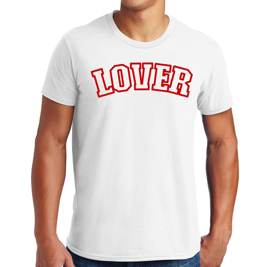 Mens Graphic T-shirt Say it Soul Lover Red - Mens | T-Shirts