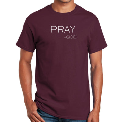 Mens Graphic T-shirt Say It Soul ’pray-god’ Statement T-shirt, - Mens | T-Shirts