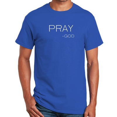 Mens Graphic T-shirt Say It Soul ’pray-god’ Statement T-shirt, - Mens | T-Shirts