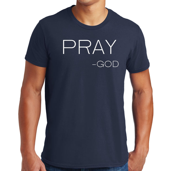 Mens Graphic T-shirt Say it Soul Pray -god - Mens | T-Shirts