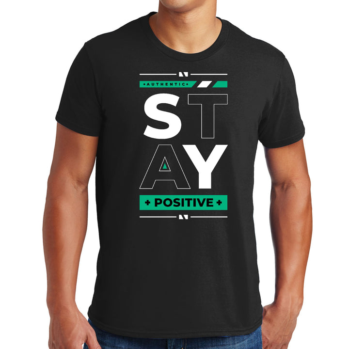 Mens Graphic T-shirt Stay Positive - Mens | T-Shirts