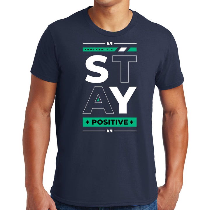 Mens Graphic T-shirt Stay Positive - Mens | T-Shirts