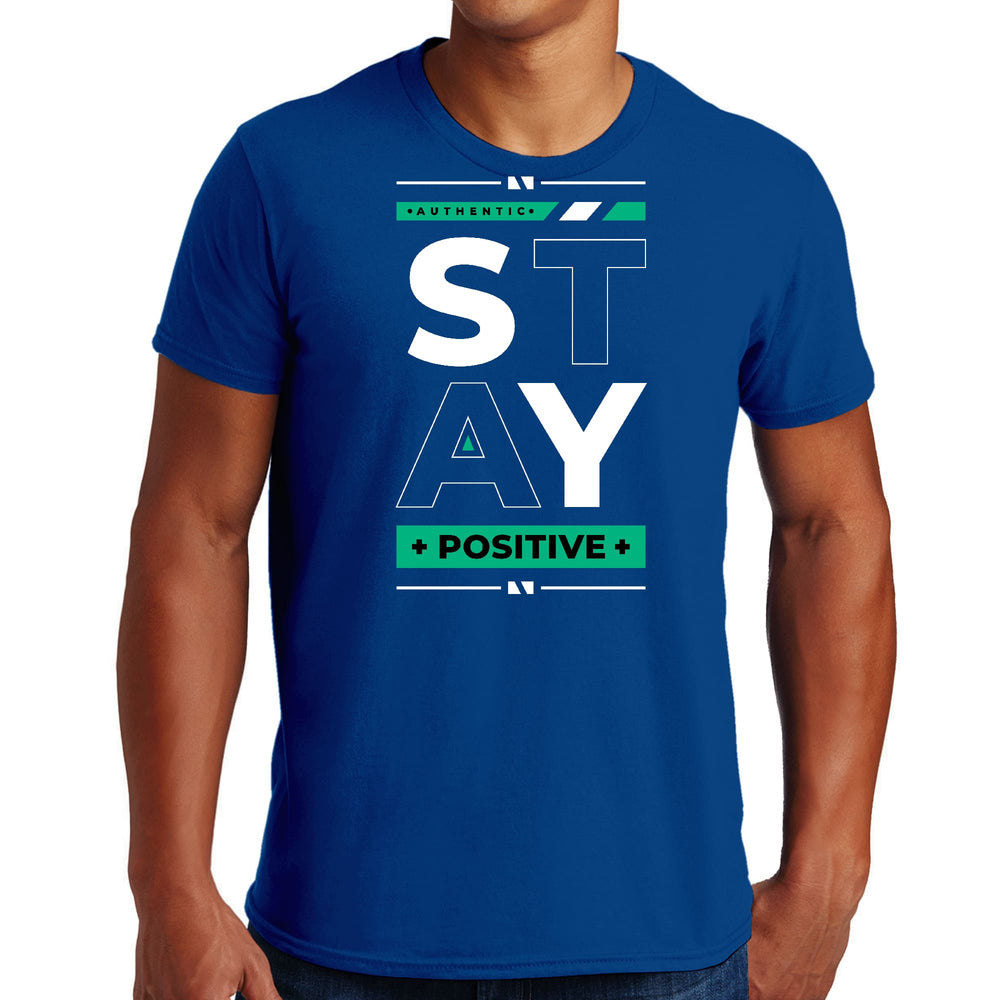 Mens Graphic T-shirt Stay Positive - Mens | T-Shirts