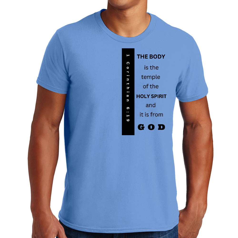 Mens Graphic T-shirt the Body is the Temple Print - Mens | T-Shirts