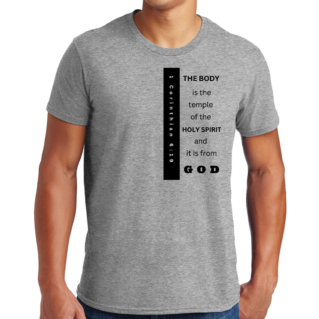 Mens Graphic T-shirt the Body is the Temple Print - Mens | T-Shirts