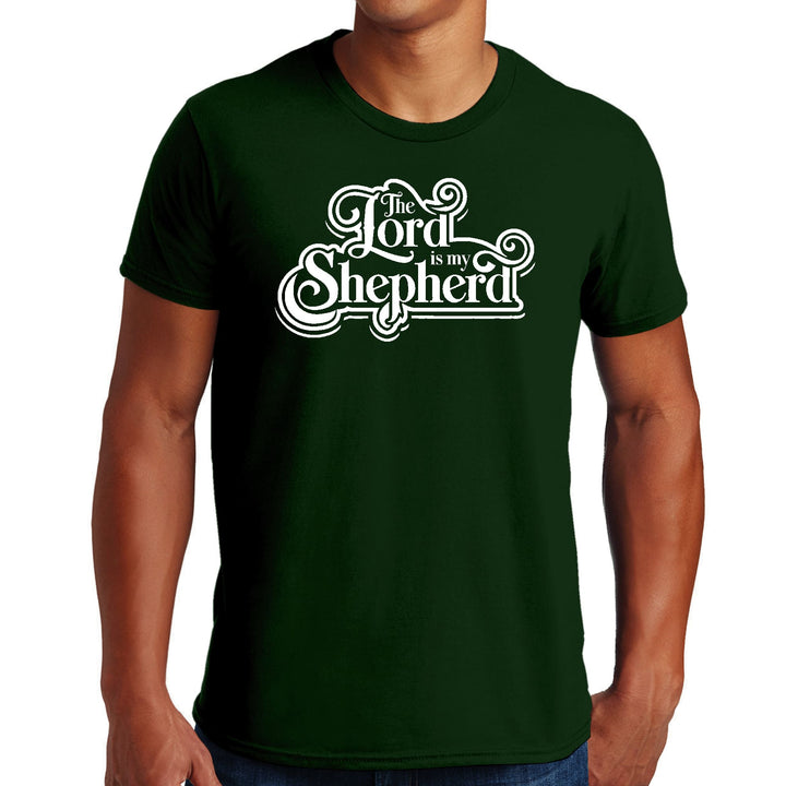 Mens Graphic T-shirt the Lord is my Shepherd - Mens | T-Shirts