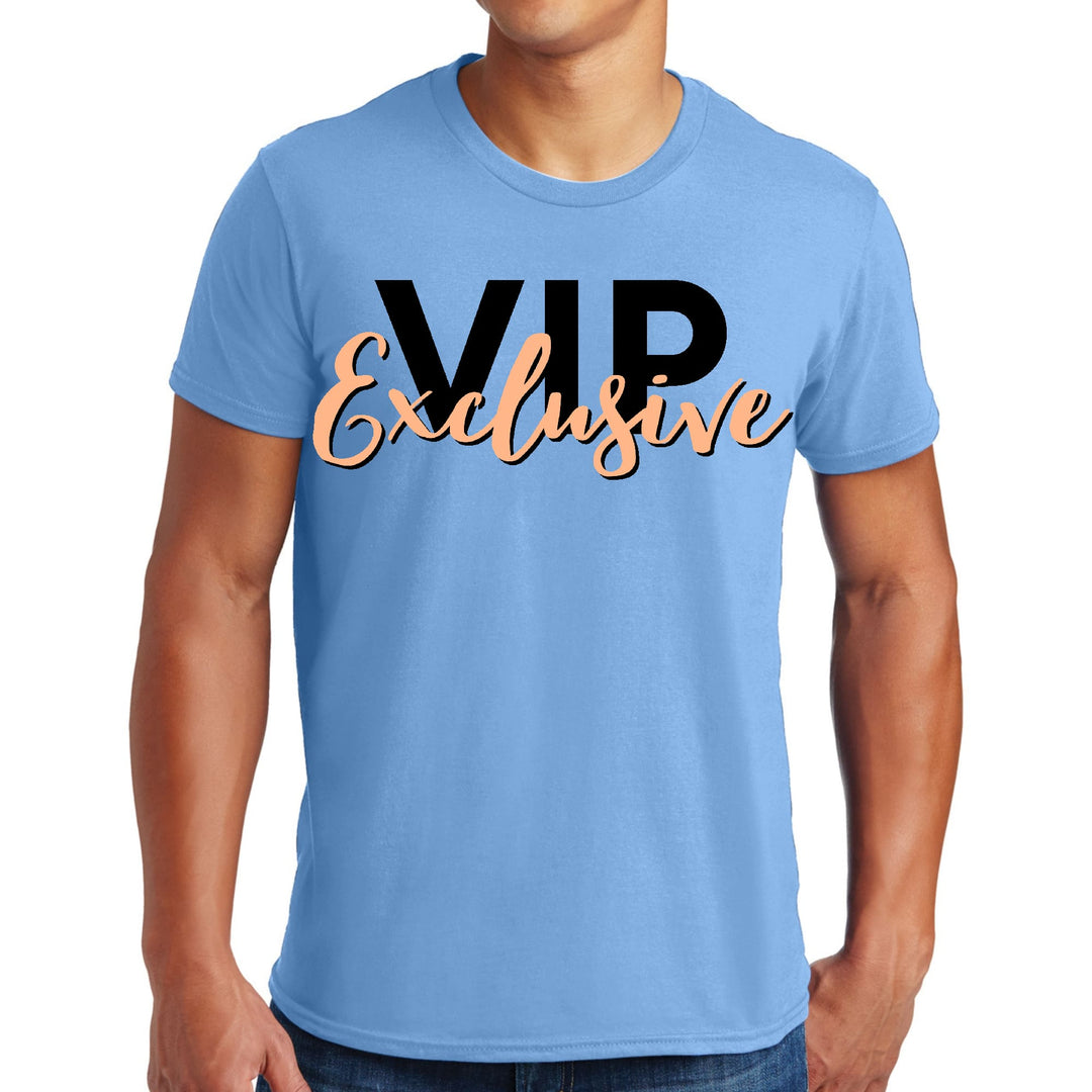 Mens Graphic T-shirt Vip Exclusive Black And Beige - Affirmation - Mens