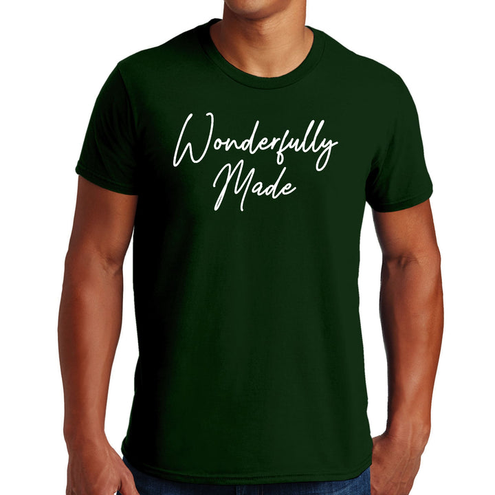 Mens Graphic T-shirt Wonderfully Made - Mens | T-Shirts