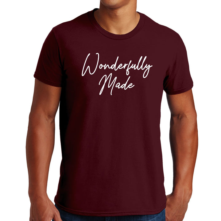 Mens Graphic T-shirt Wonderfully Made - Mens | T-Shirts