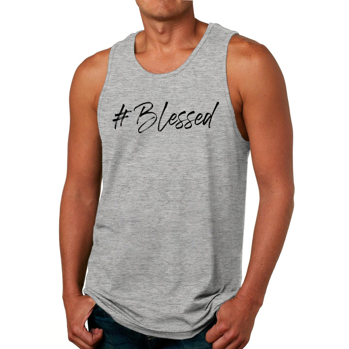 Mens Graphic Tank Top #blessed - Mens | Tank Tops