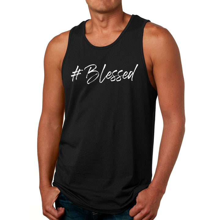 Mens Graphic Tank Top #blessed - Mens | Tank Tops