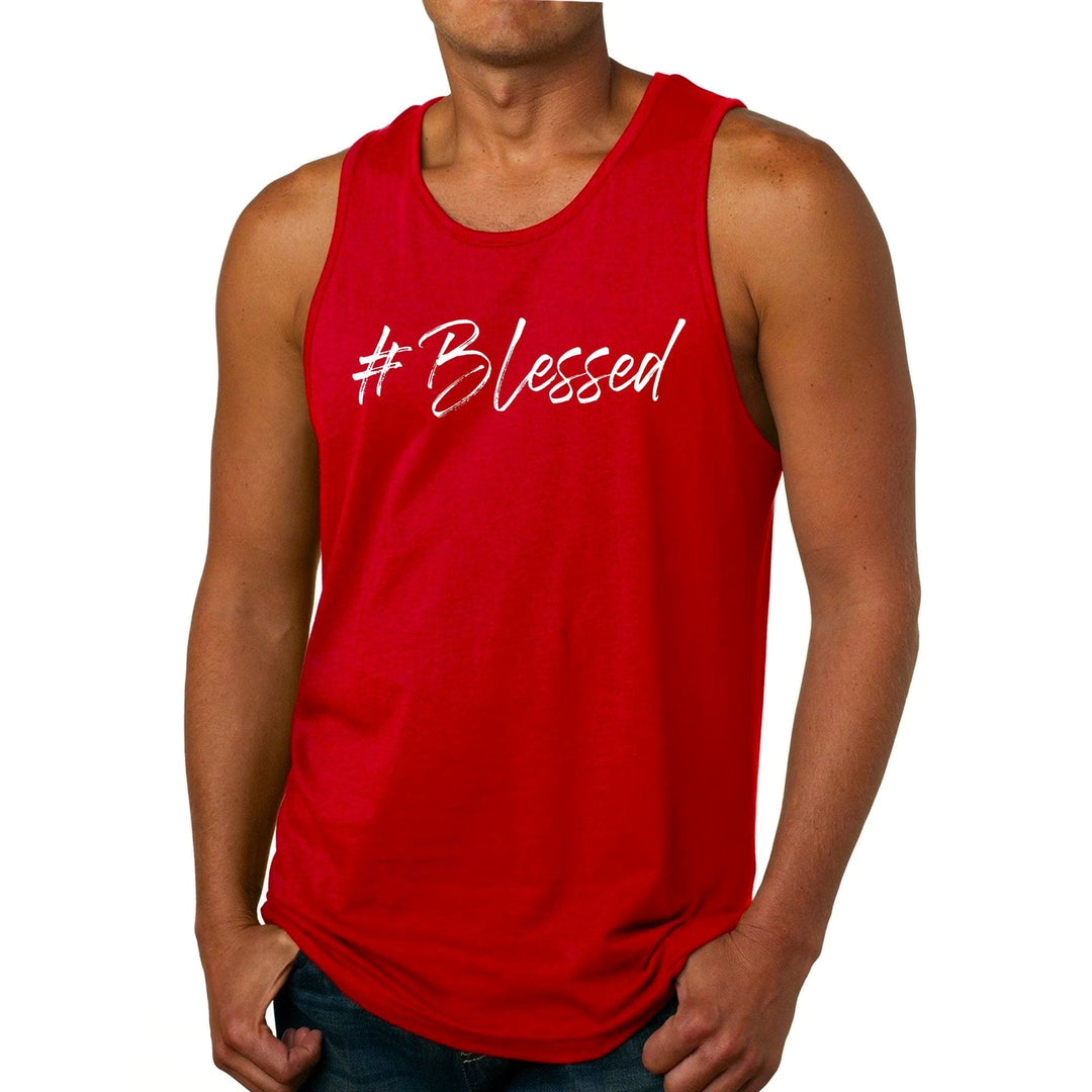 Mens Graphic Tank Top #blessed - Mens | Tank Tops