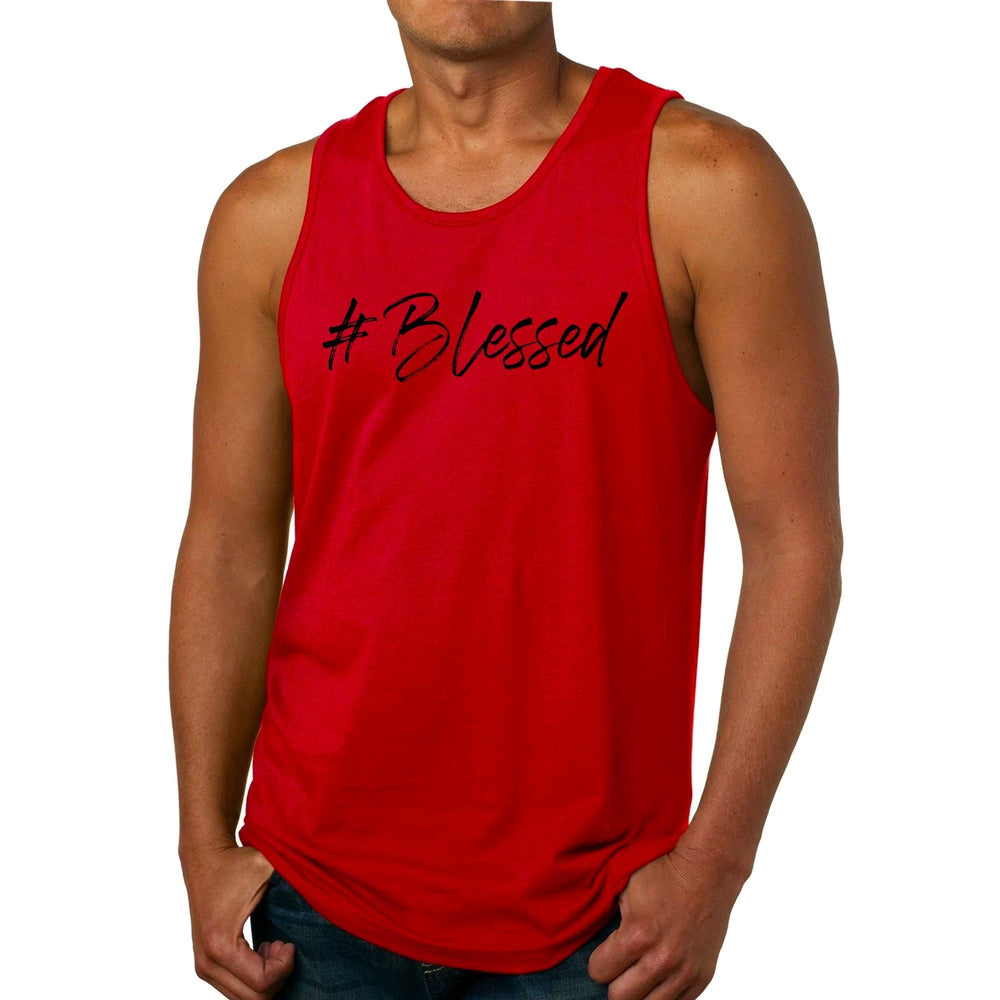 Mens Graphic Tank Top #blessed - Mens | Tank Tops