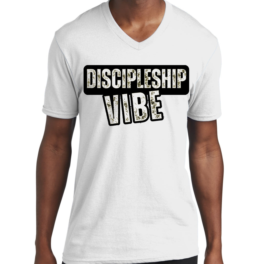 Mens Graphic V-neck T-shirt Discipleship Vibe - Mens | T-Shirts | V-Neck