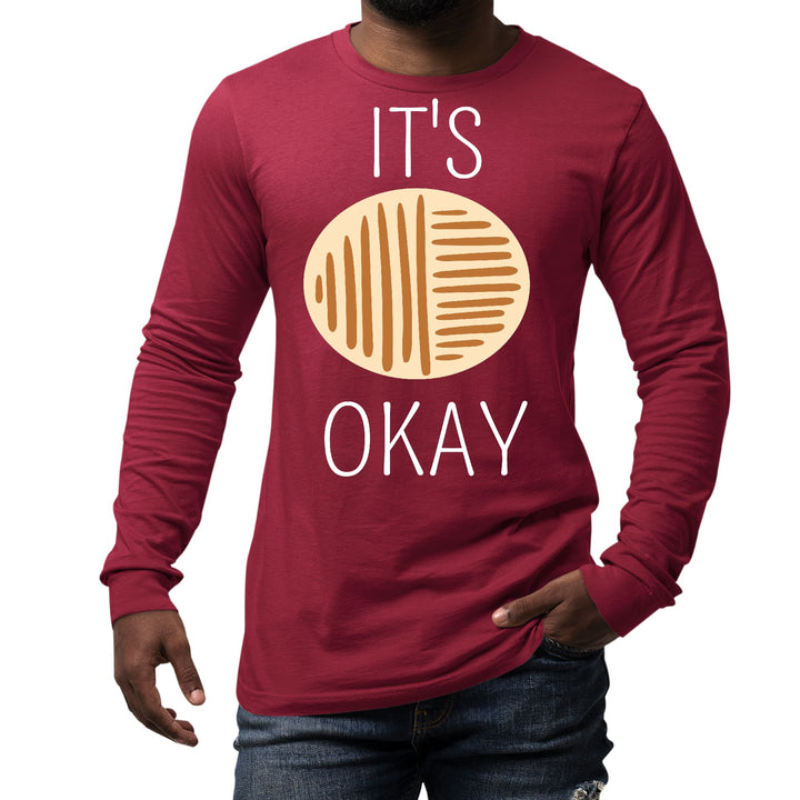 Mens Long Sleeve Graphic T-shirt Say it Soul its Okay - Unisex | T-Shirts