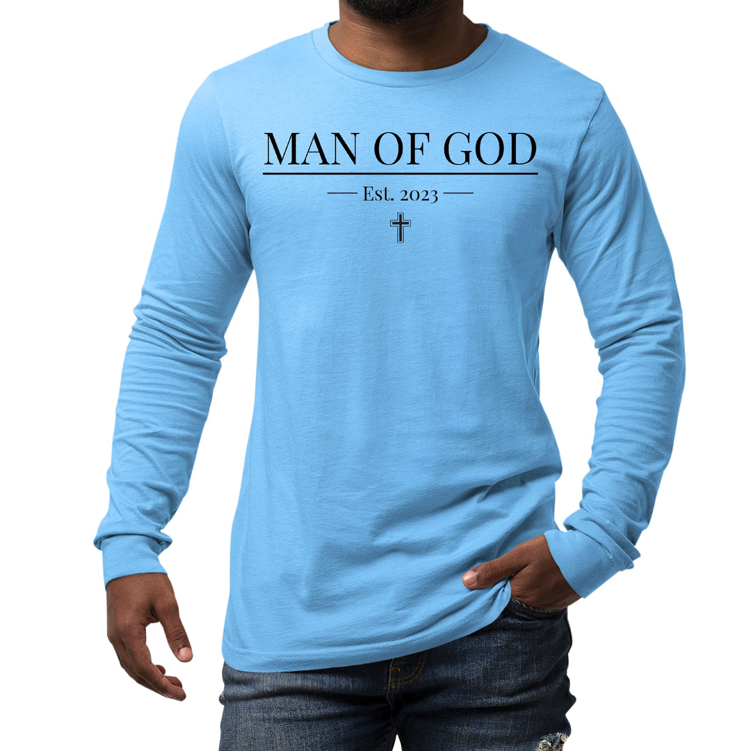 Mens Long Sleeve Graphic T-shirt Say it Soul Man of God Illustration - Unisex