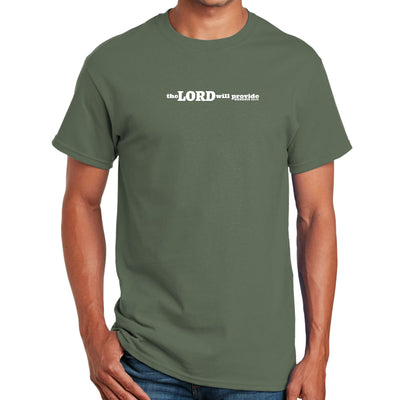Mens Performance T-shirt The Lord Will Provide Print - T-Shirts