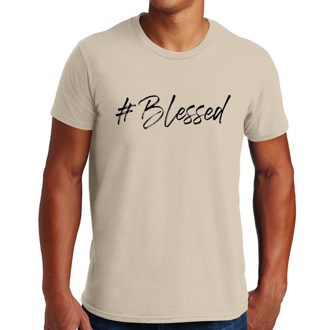 Mens Short Sleeve Graphic T-shirt #blessed - Mens | T-Shirts | Front/Back