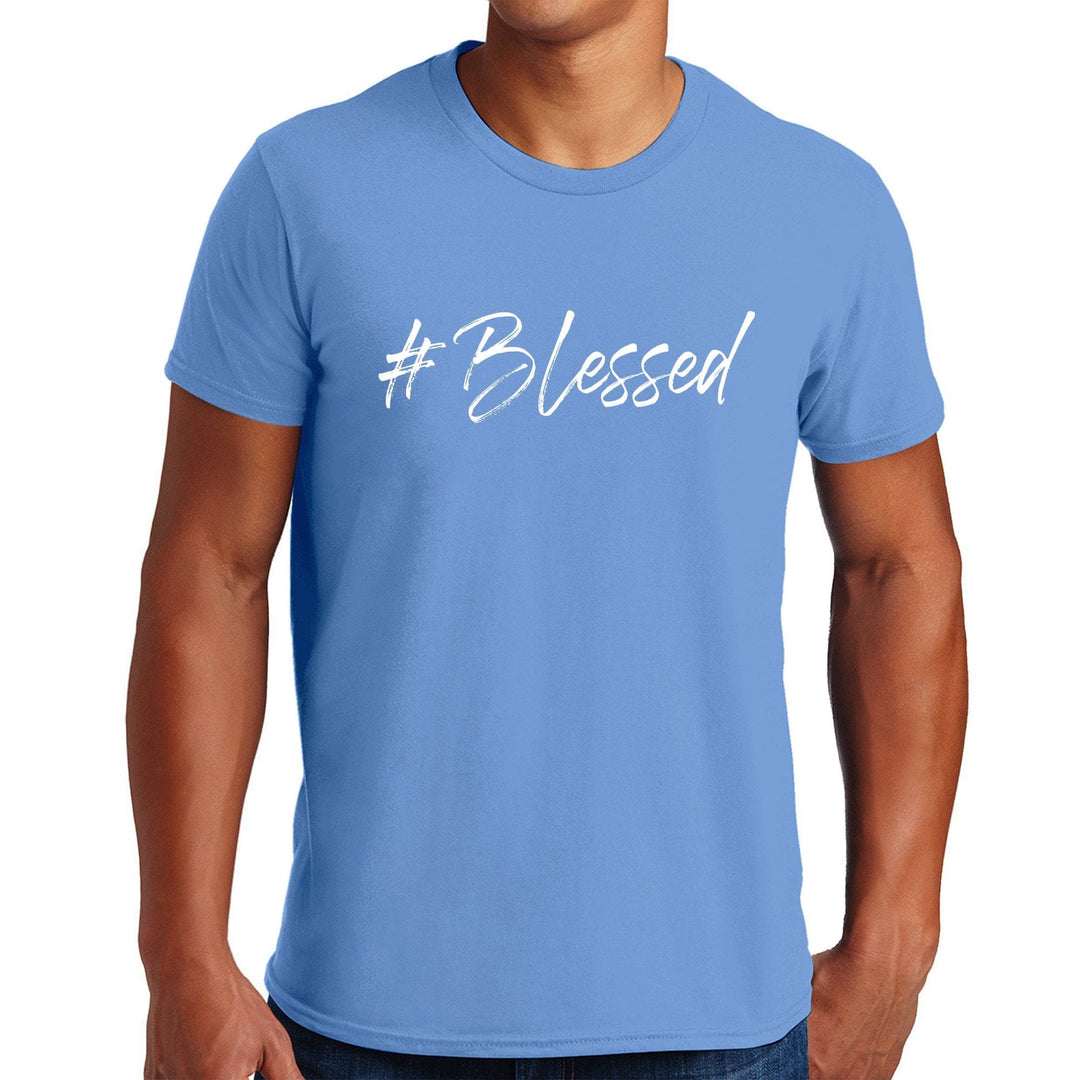 Mens Short Sleeve Graphic T-shirt #blessed - Mens | T-Shirts | Front/Back